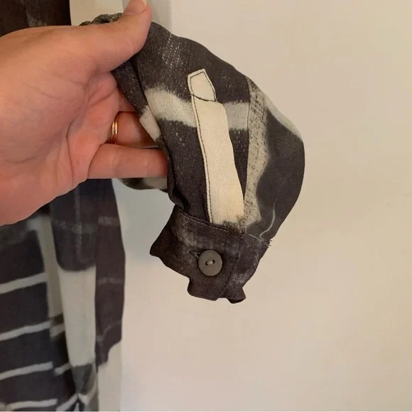 Women’s John Mark Viscose Abstract Tunic Shirt Dress Lagenlook Artsy Size Large - Picture 3 of 10